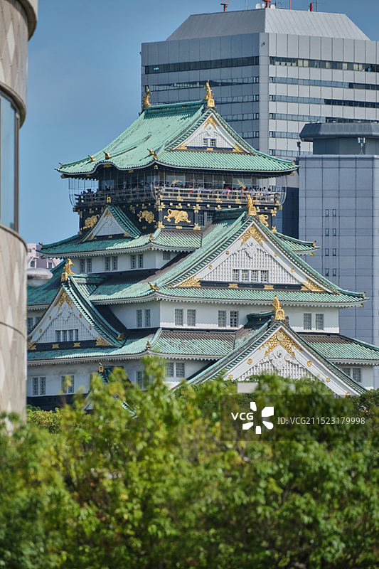 大阪城天守阁图片素材