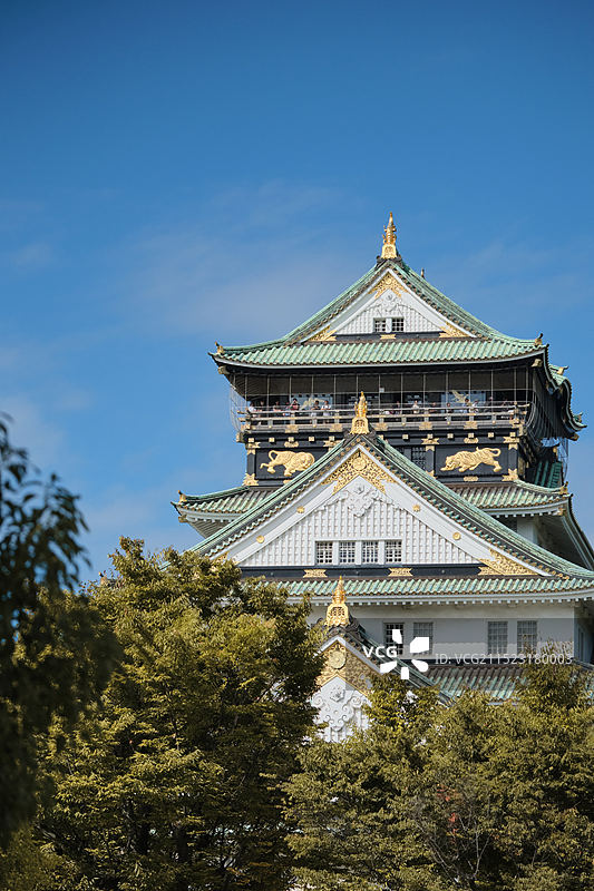 大阪城天守阁图片素材
