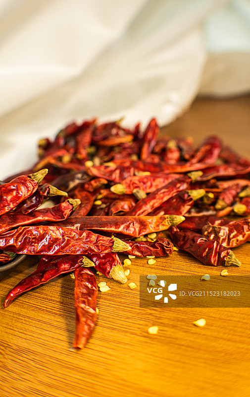 四川绵阳涪城干辣椒、红色辣椒、辣椒籽图片素材