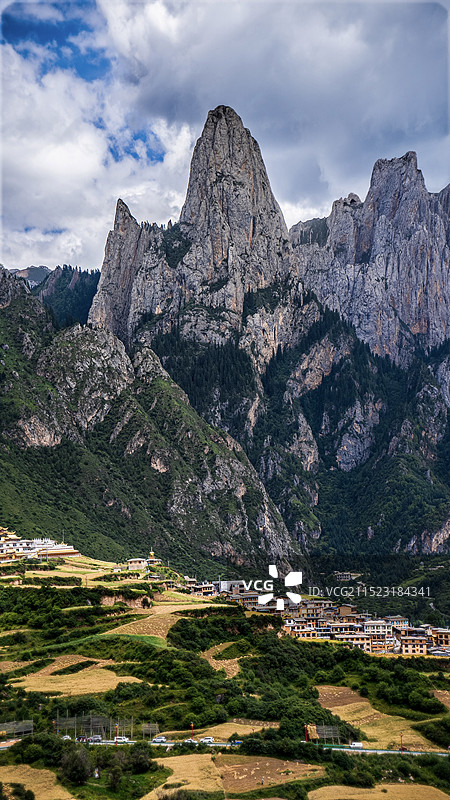 甘南扎尕那自然风光图片素材