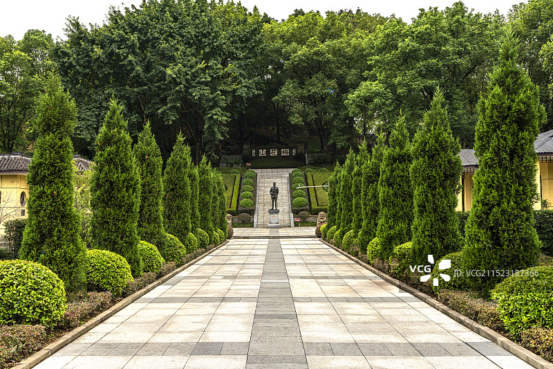 张自忠将军墓图片素材