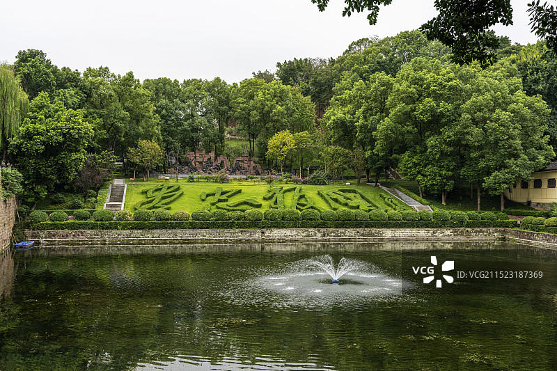 张自忠将军墓图片素材