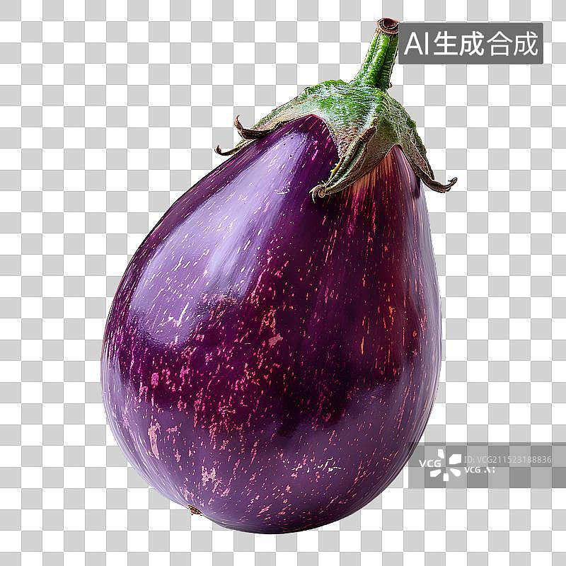 【AI数字艺术】免抠|紫色的茄子图片素材