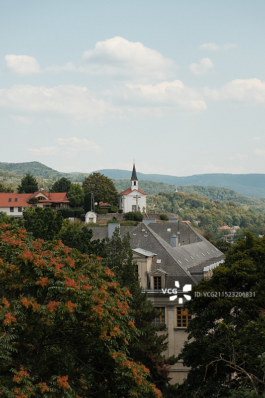 埃斯泰尔戈姆远眺图片素材