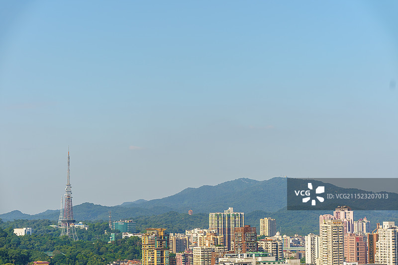 广州城市景观 日落景观图片素材