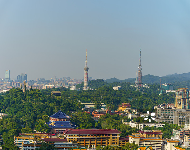 广州城市景观 日落景观图片素材