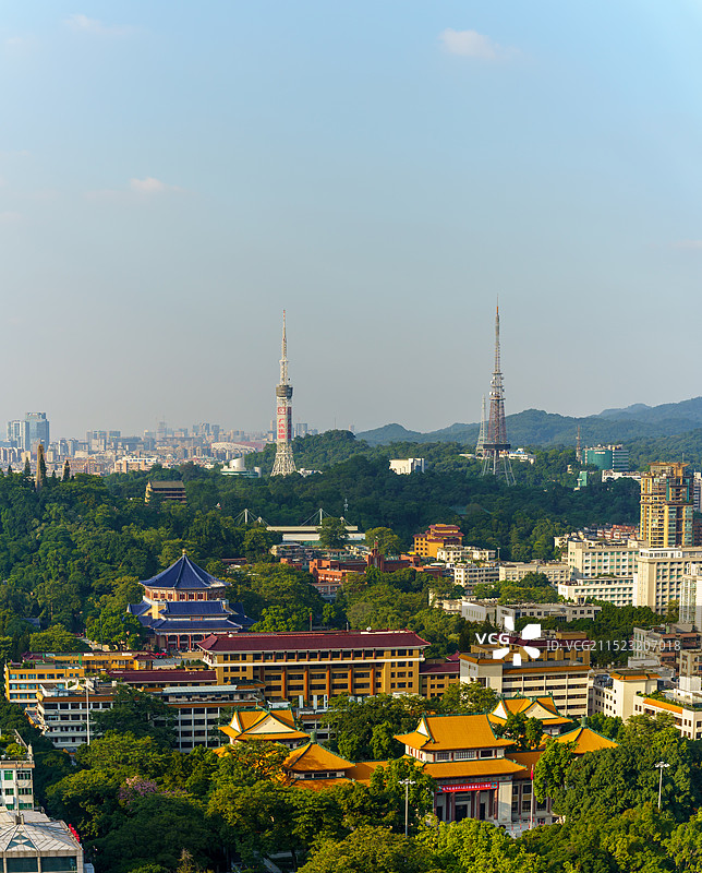 广州城市景观 日落景观图片素材
