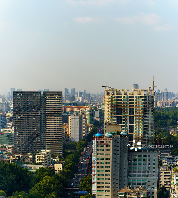 广州城市景观 日落景观图片素材