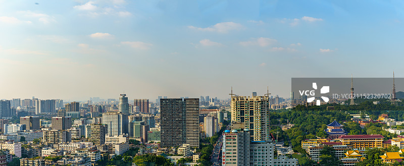 广州城市景观 日落景观图片素材
