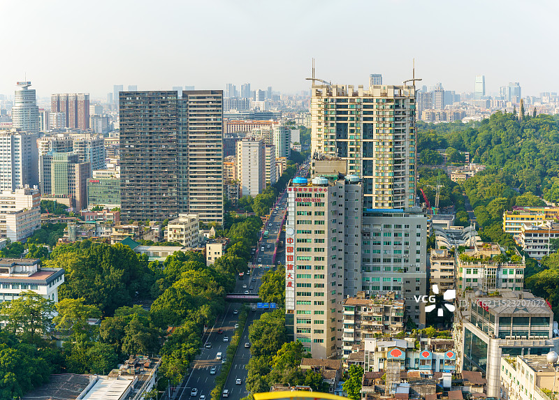 广州城市景观 日落景观图片素材