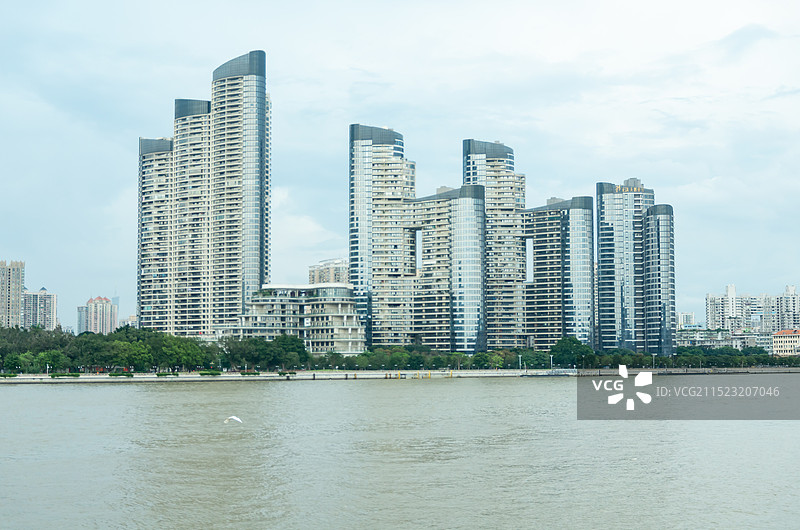 广州城市景观 日落景观图片素材