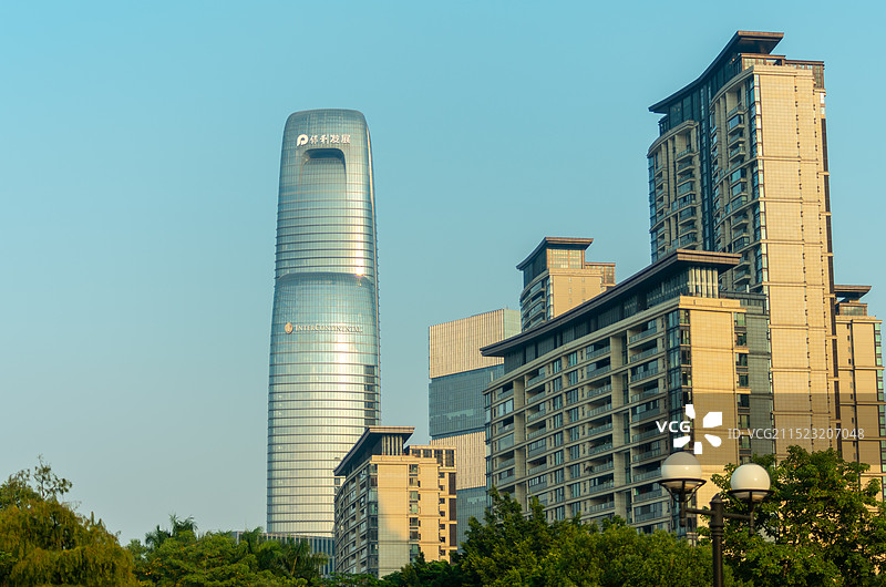 广州城市景观 日落景观图片素材