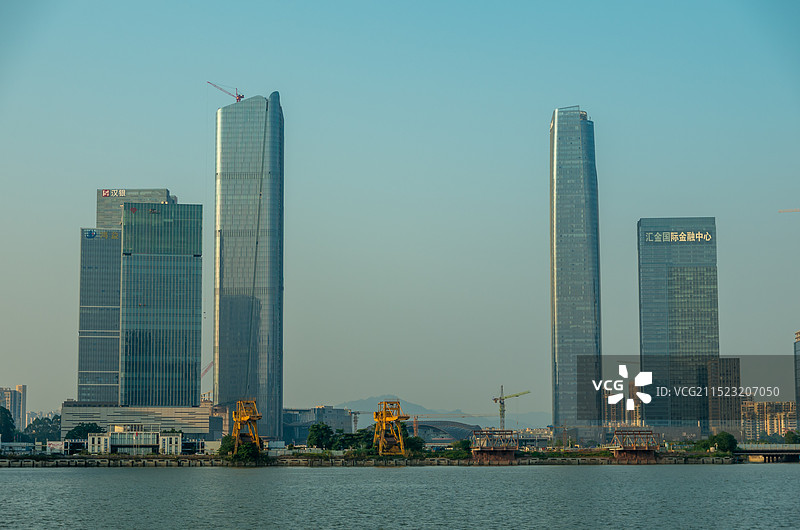 广州城市景观 日落景观图片素材