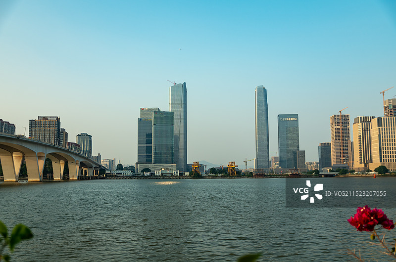 广州城市景观 日落景观图片素材