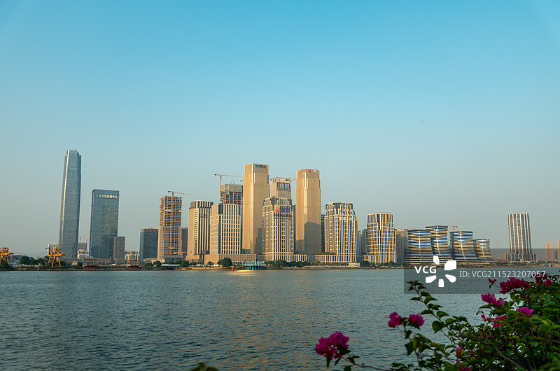 广州城市景观 日落景观图片素材