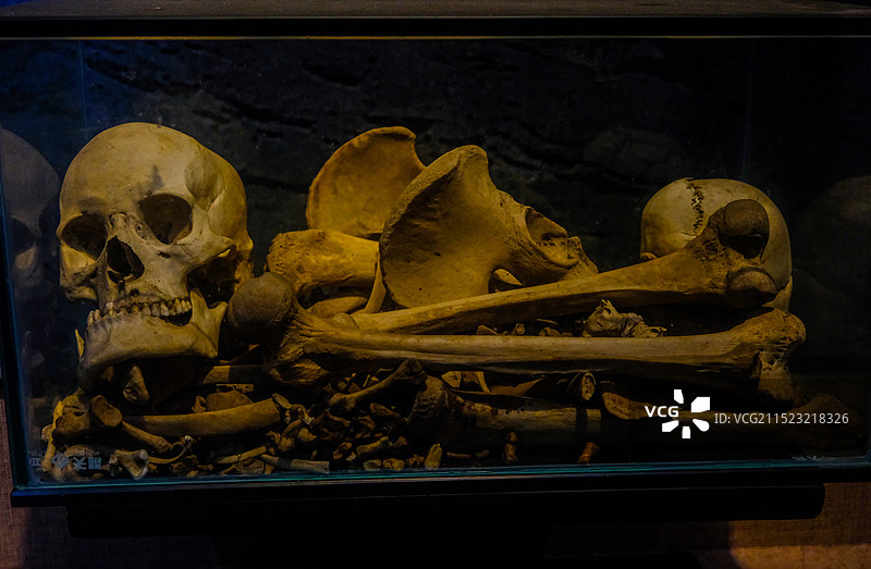 中国重庆奉节县白帝城，白帝城景区，白帝城，白帝庙，明良殿，观星台，武侯祠，归来三峡演出图片素材