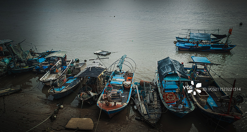 浔埔渔村一角图片素材
