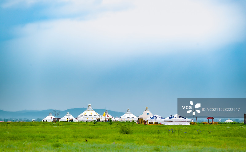呼和浩特敕勒川草原图片素材