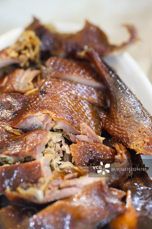 浙江美食酱鸭老鸭汤卤鸭鸭舌头鸭掌图片素材