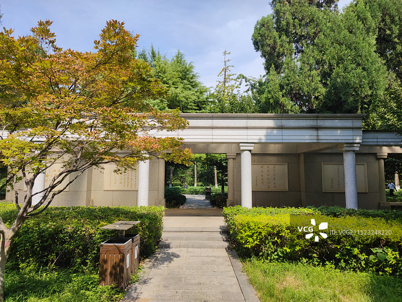 石家庄华北军区烈士陵园图片素材