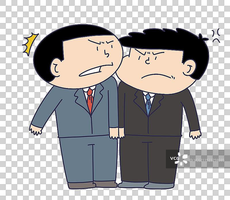 对抗竞争的商业人物图片素材