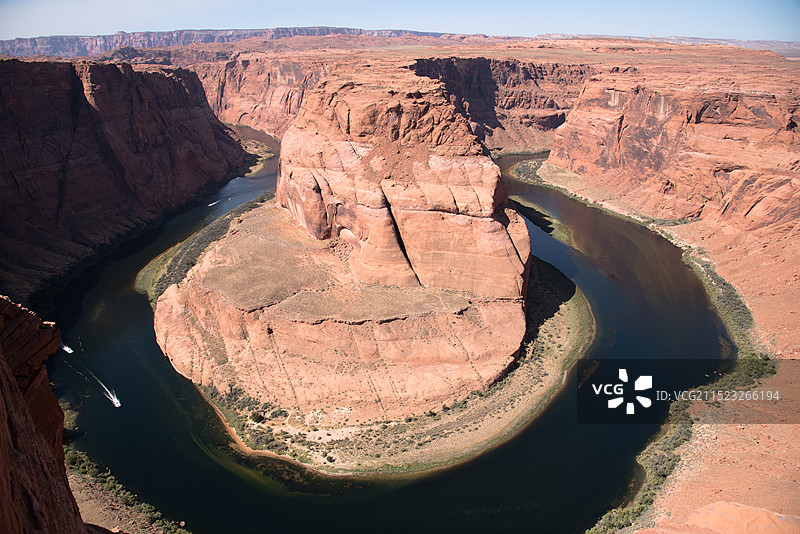 美国科罗拉多河马蹄湾图片素材