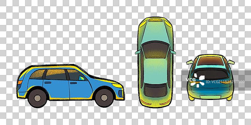 不同角度的汽车图片素材