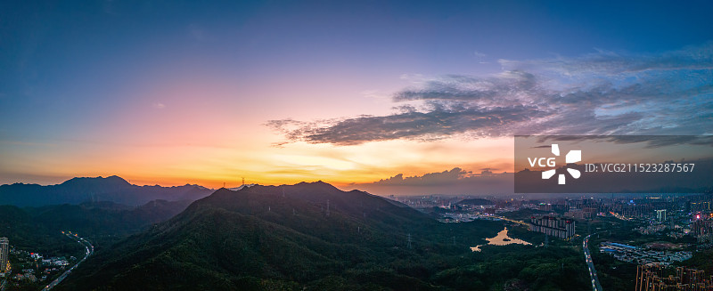 惠州大亚湾日落图片素材