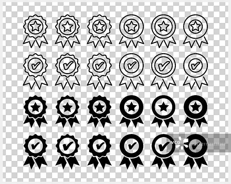 涂鸦奖章剪贴画镂空图标草图图片素材