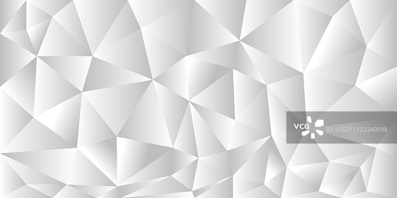 白色背景上的抽象灰色三角形图片素材