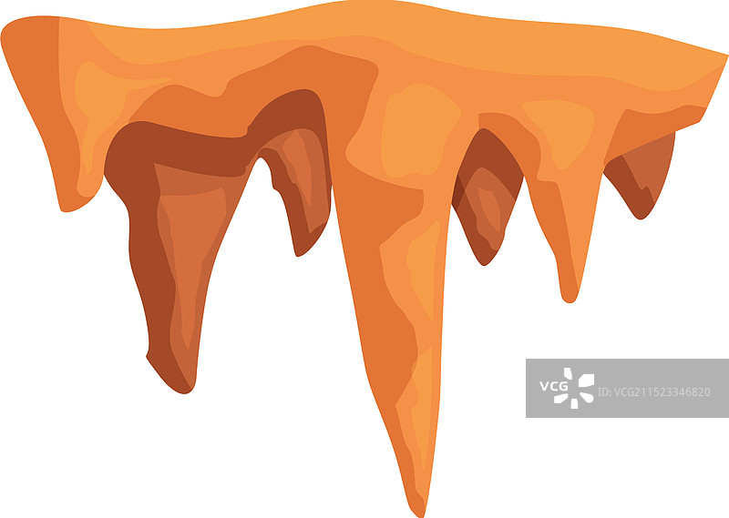 洞穴天花板上的钟乳石图片素材