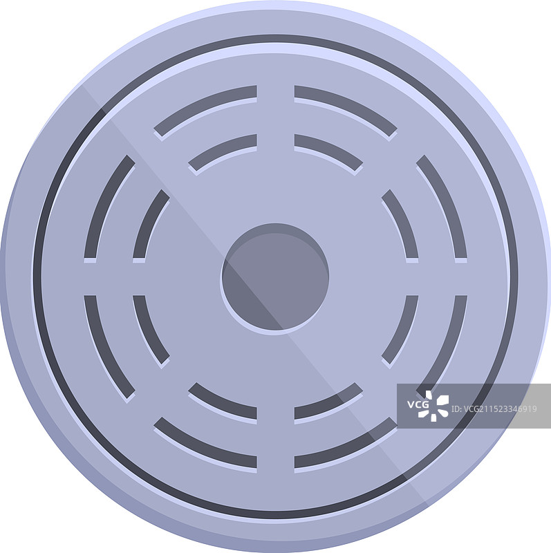 躺在街道上的圆形井盖图片素材