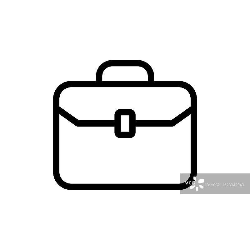 手提箱商务包图标集图片素材