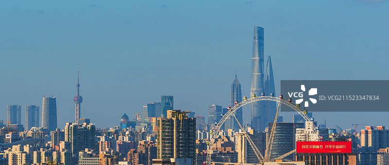 魔都天际线图片素材