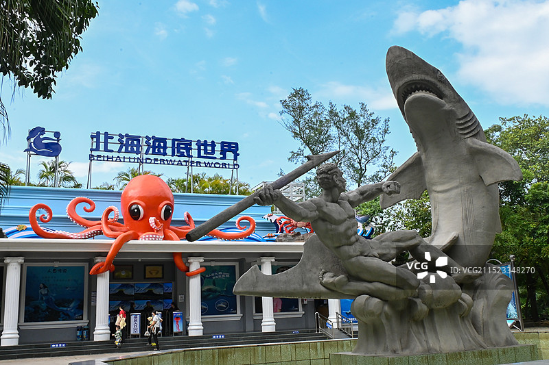 北海海底世界图片素材