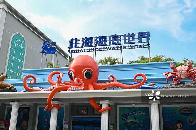 北海海底世界图片素材