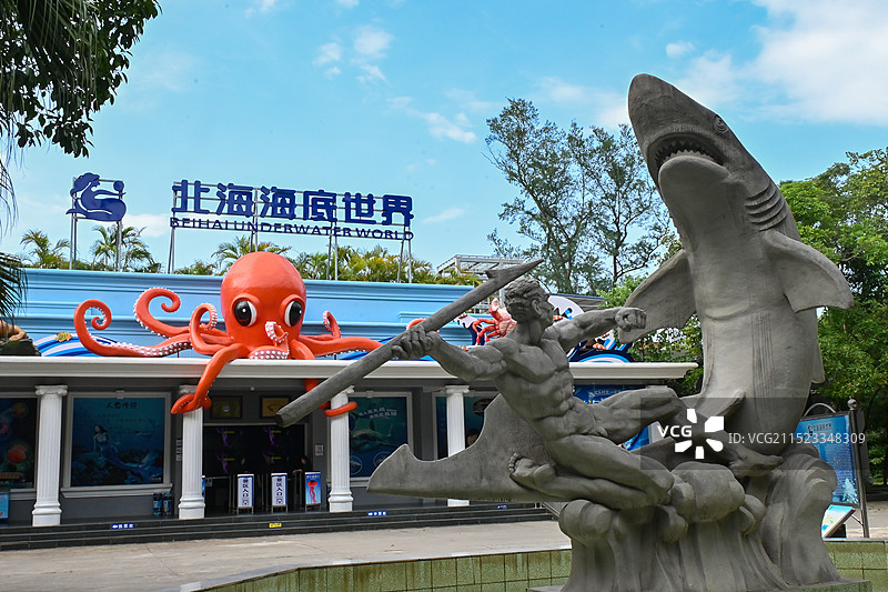 北海海底世界图片素材