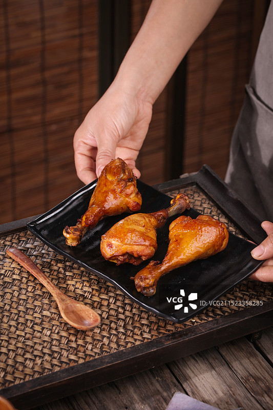 烤鸡腿 烤鸡图片素材