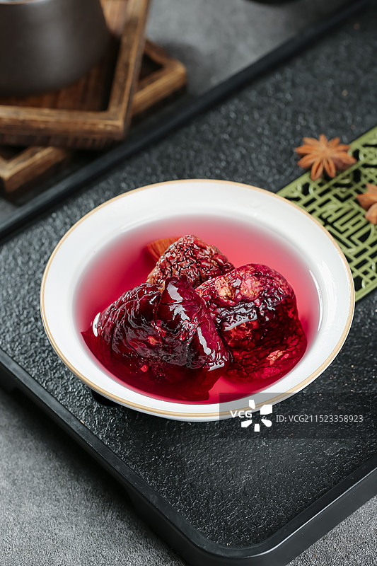 红菇 蓝底红菇图片素材