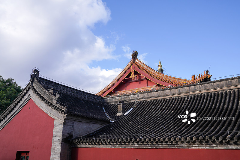 内蒙古 呼和浩特 大召历史文化旅游区 大召无量寺图片素材