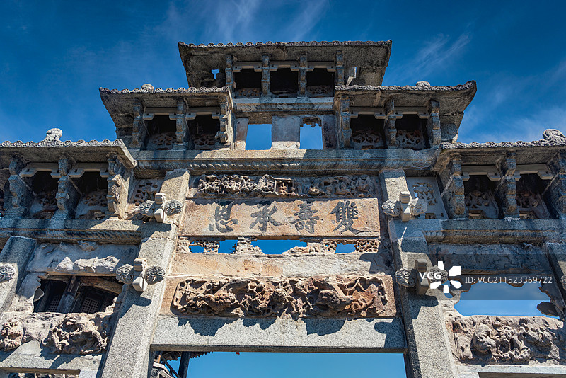 安徽省黄山市歙县许村图片素材