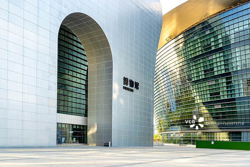 中国新疆乌鲁木齐文化中心建筑图片素材