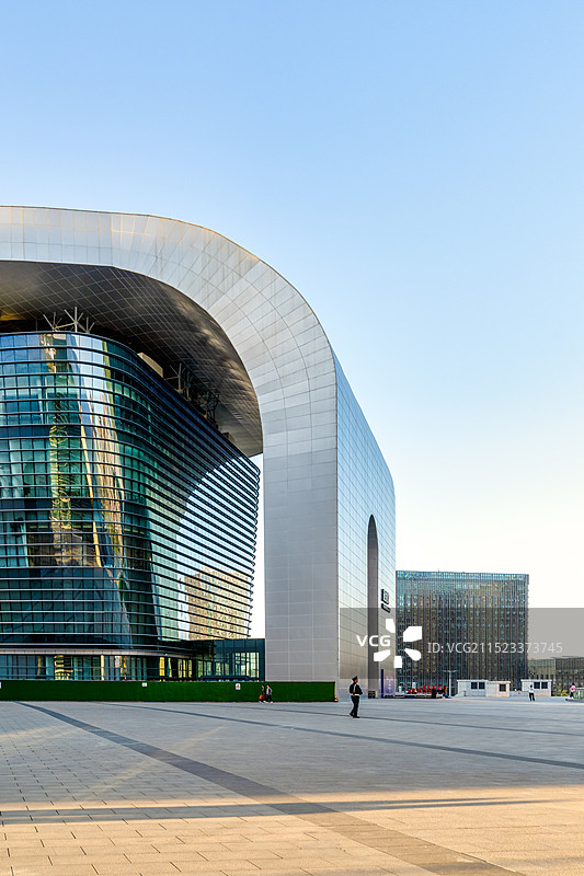 中国新疆乌鲁木齐文化中心建筑图片素材