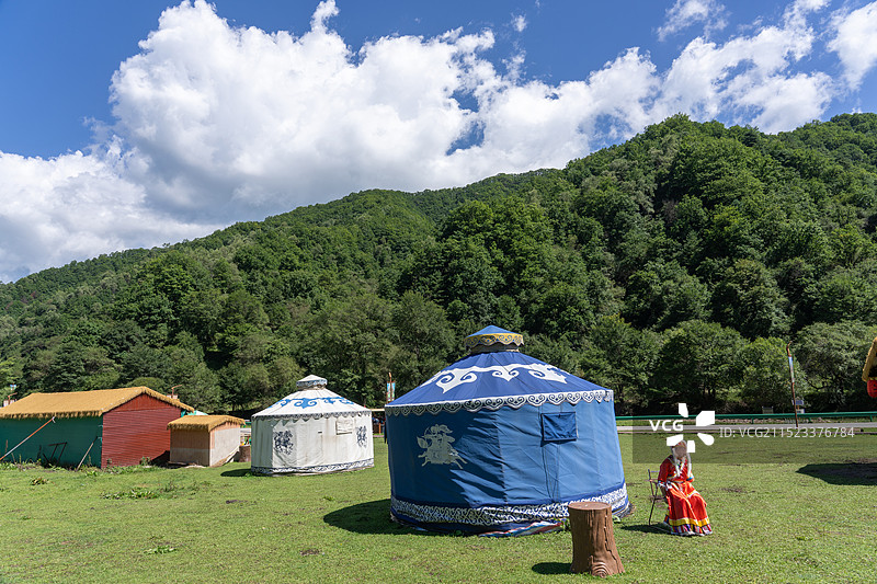 宝鸡大水川旅游景区图片素材