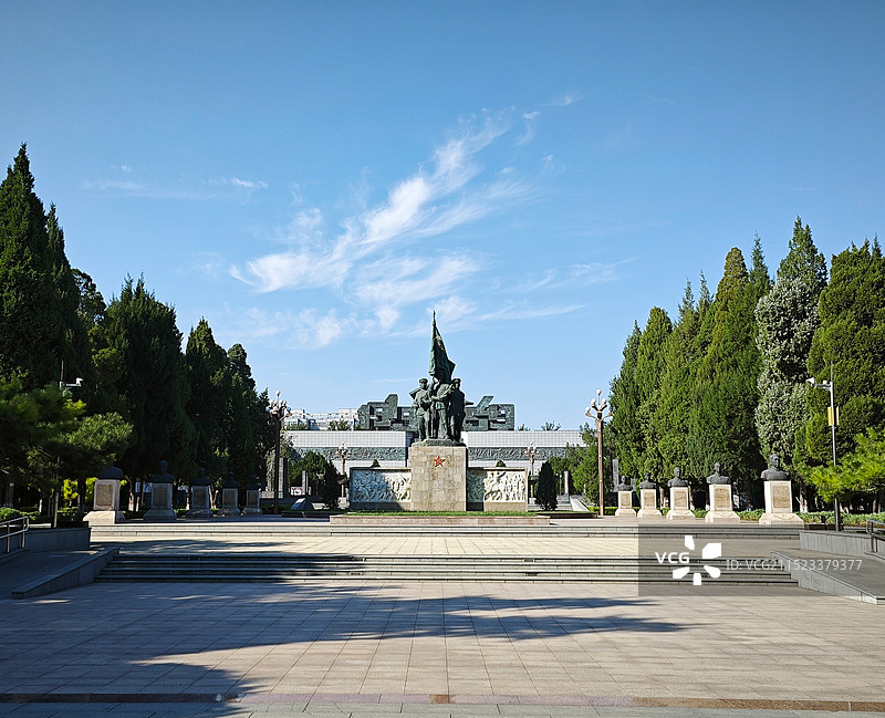 石家庄华北军区烈士陵园图片素材