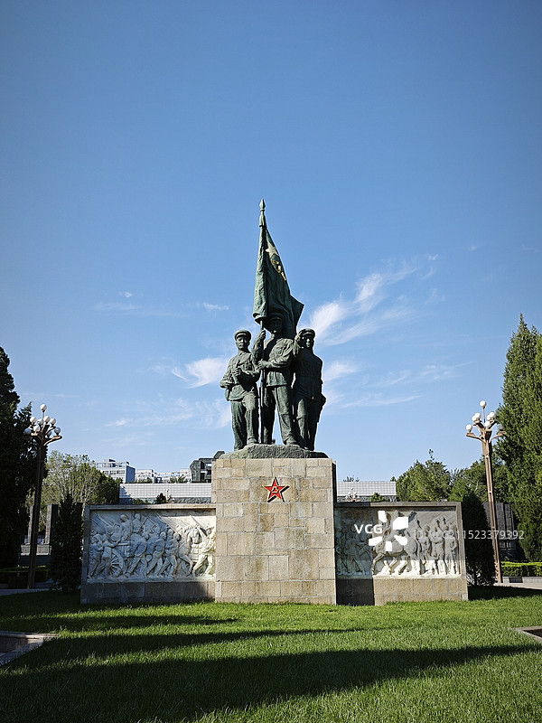 石家庄华北军区烈士陵园图片素材