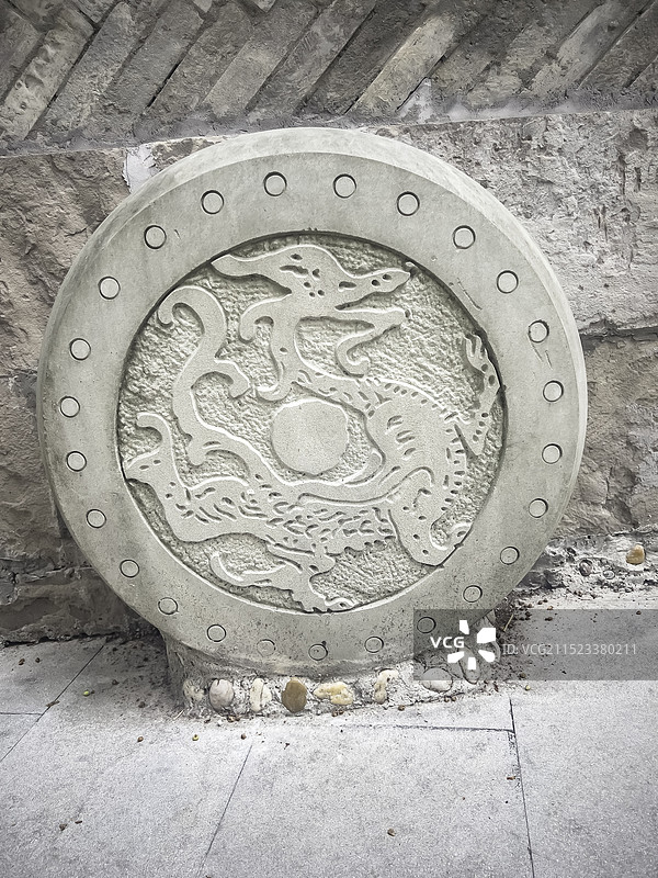 石雕龙--重庆鼓楼巷图片素材