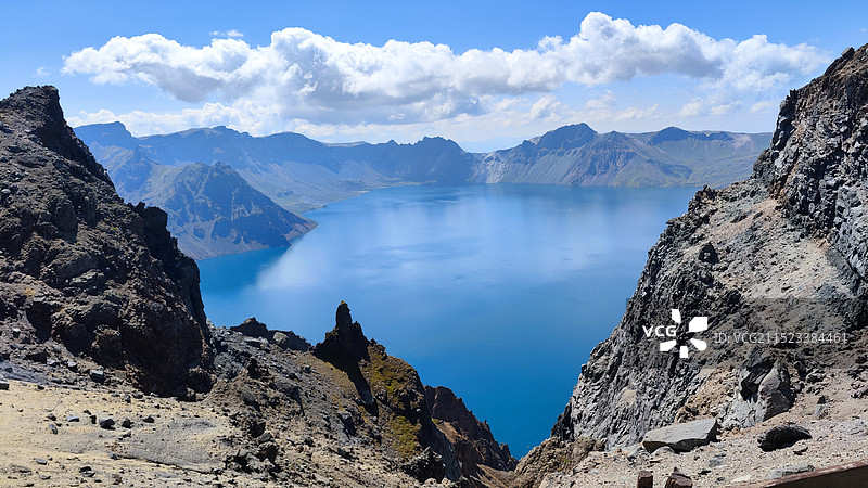 延边长白山峡谷浮石林景区图片素材