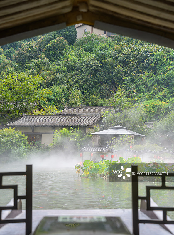 葛仙村众妙阁白天景色图片素材