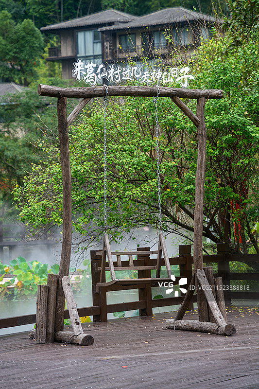 葛仙村秋千图片素材